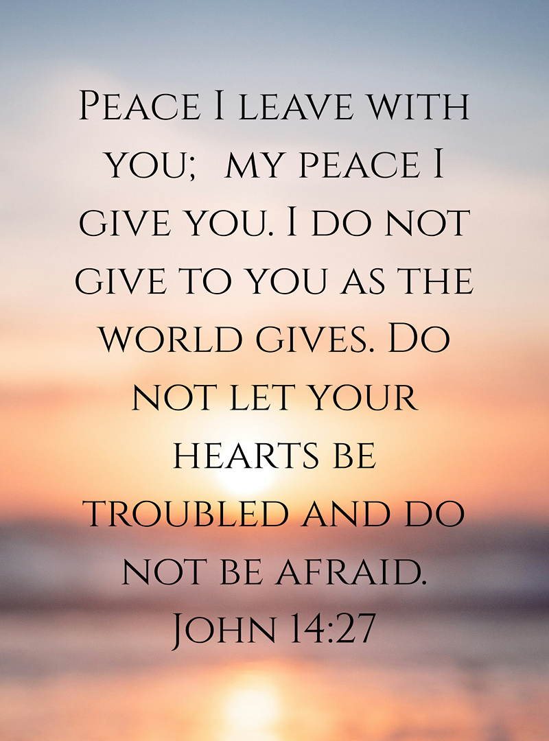 Feeling overwhelmed? Find inner peace with John 14:27 and learn how to embrace calm amidst life's chaos. 🌊✝️ #FaithfulFriday #PeaceInChrist #JoyfulGrace